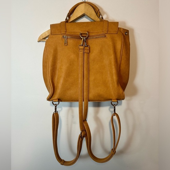 MMS Design Studio Loretta Messenger Vegan Leather Backpack - Picture 6 of 12